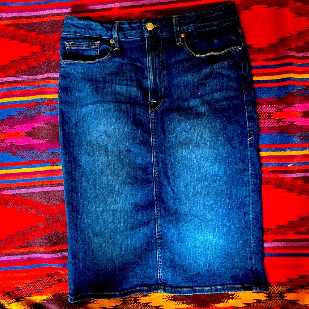Size 14/32 Good America Denim Skirt